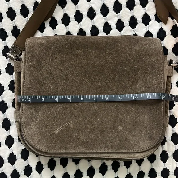 Jenni Kayne Large Suede Saddlebag - Picture 12 of 16